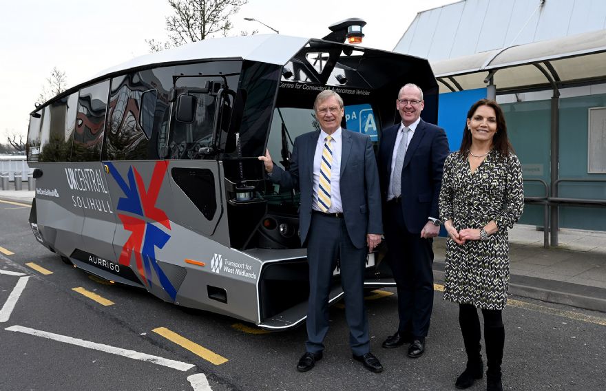 Autonomous shuttle debuts at Birmingham Airport