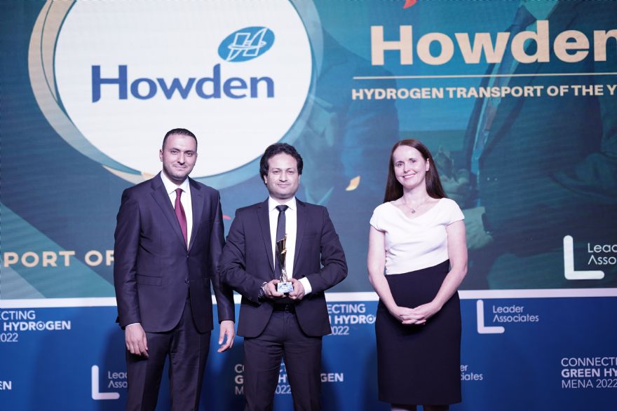 Howden wins two awards at the Hydrogen Future Awards