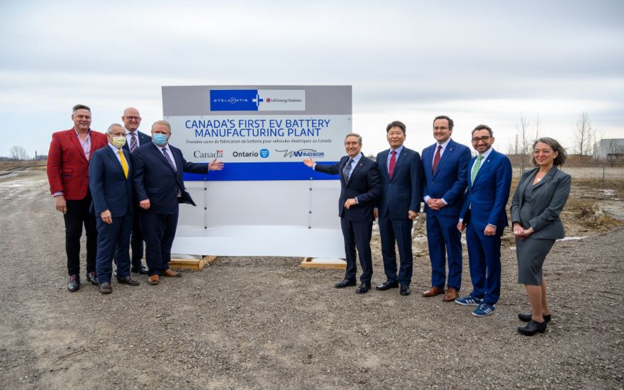 First EV battery-manufacturing facility announced for Canada