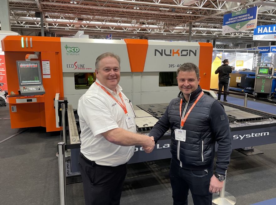 Nukon fibre laser bought off the stand at MACH 2022