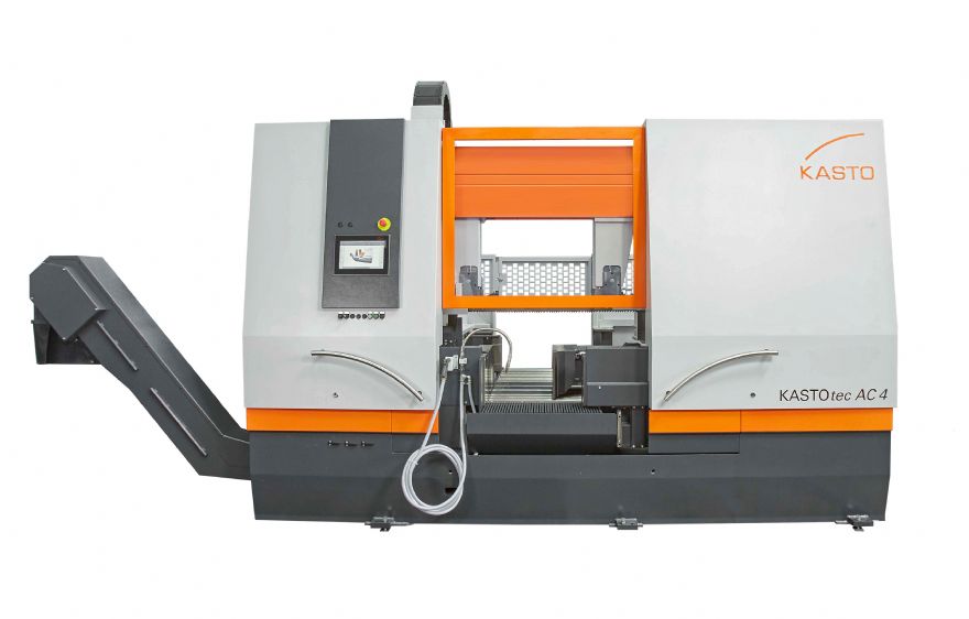 Kasto bandsaw cuts tool steel four-times faster