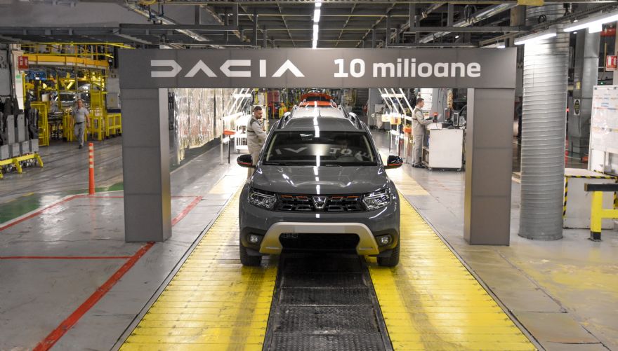 Dacia celebrates production of its 10-millionth vehicle