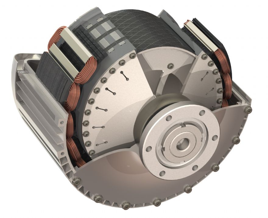 Magnomatics designs lightweight, air-cooled electric motor