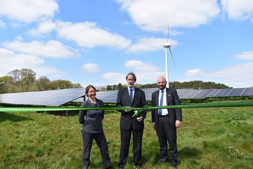 Renewable energy park opens at Keele University