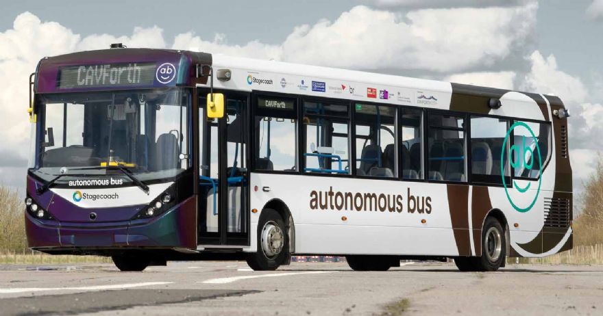 UK’s first full-size self-driving bus takes to the roads