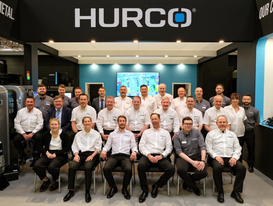 Visitor numbers up 30% on the Hurco stand at MACH 2022