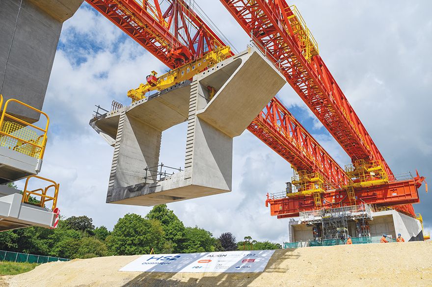 Construction gets underway on UK’s longest railway bridge