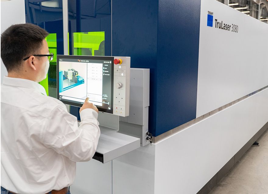 Trumpf fibre laser for cutting extra-large sheets