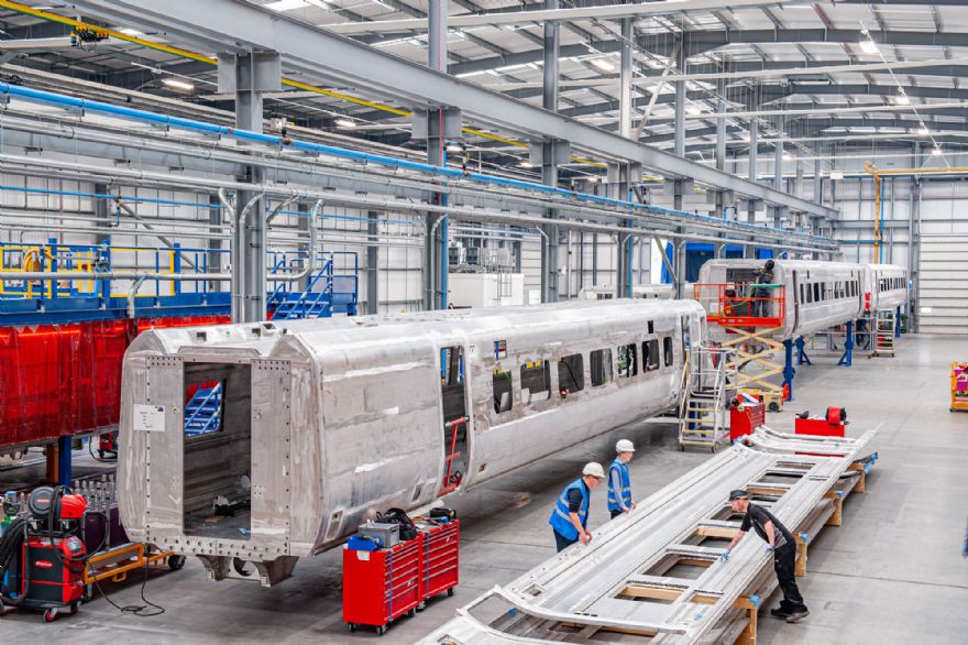 Hitachi Rail chooses Atlas Copco compressed air and argon pipework system