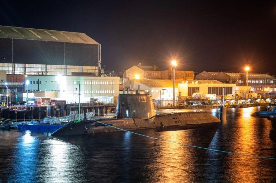 HMS Anson commissioned into the Royal Navy