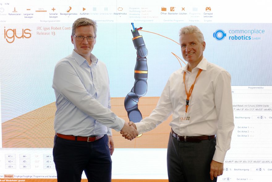 igus acquires majority stake in Commonplace Robotics