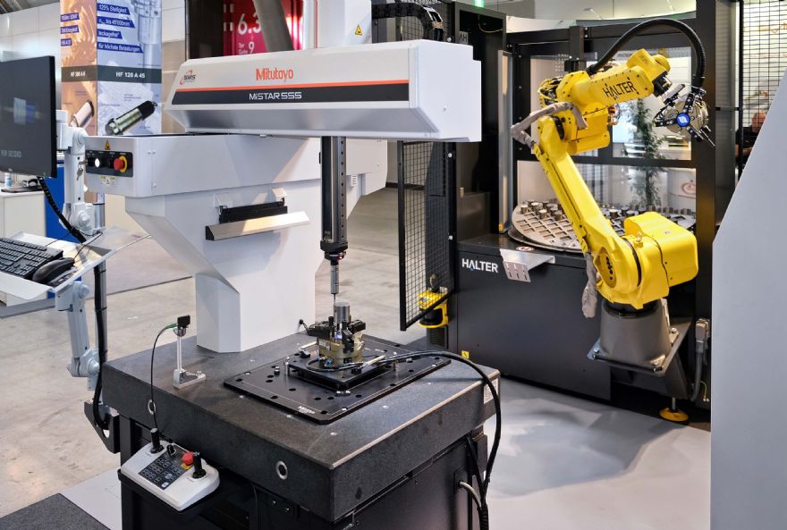 Halter robots with Mitutoyo CMMs now available from 1st MTA