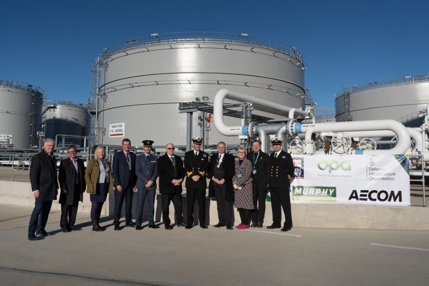 Gosport oil fuel depot upgraded to benefit future Navy requirements