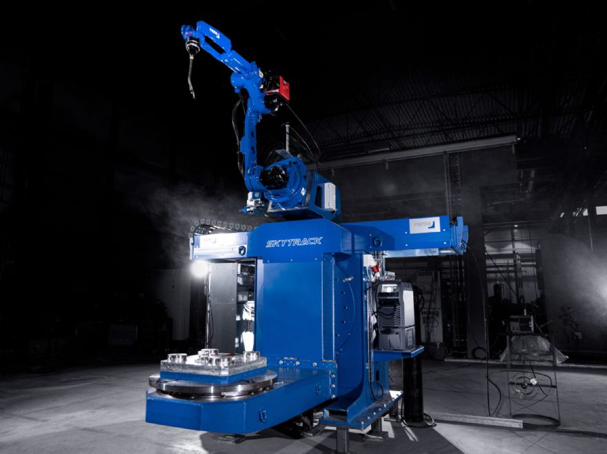 Pemamek introduces compact PEMA Skytrack robot welding station