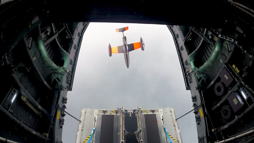 Remote Carrier released and operated from flying A400M in world first