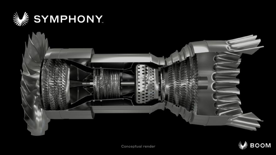 Boom Supersonic announces 1,300mph Symphony engine