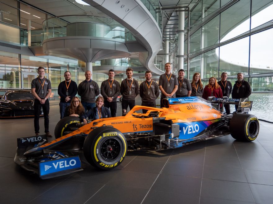 Apprentices take ‘once-in-a-lifetime’ trip to home of McLaren