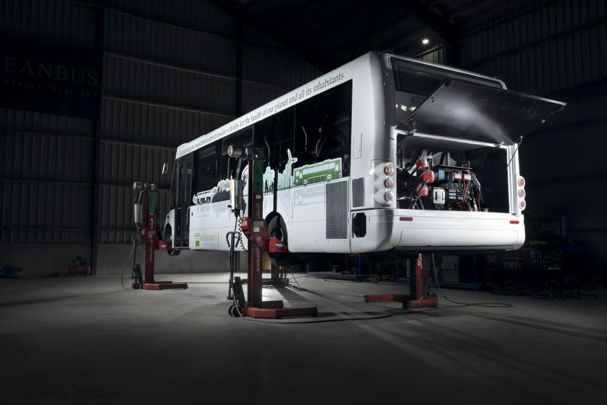 Kleanbus builds first repowered bus and accelerates prototype testing