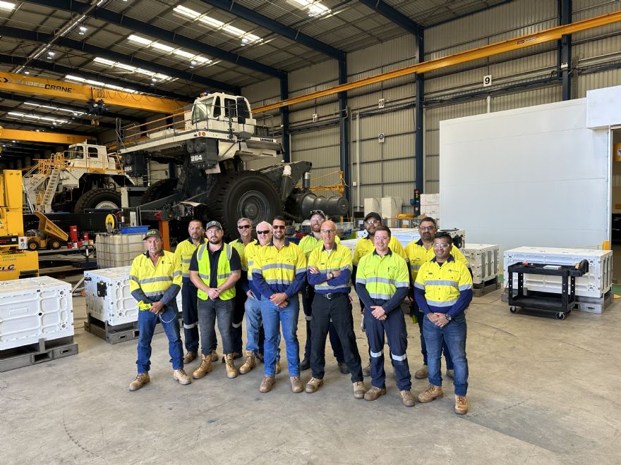 WAE delivers battery system for electric mining haul truck