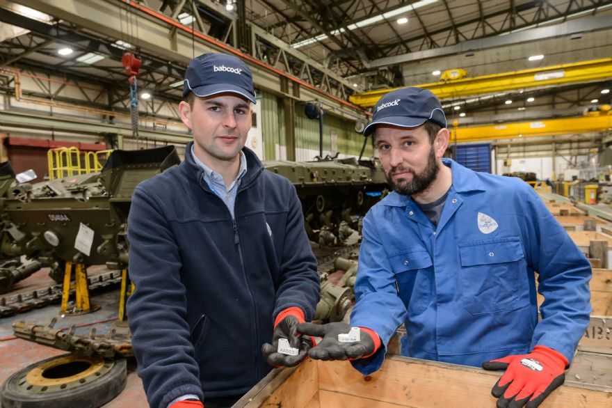 Babcock engineers first 3-D metal parts for British Army