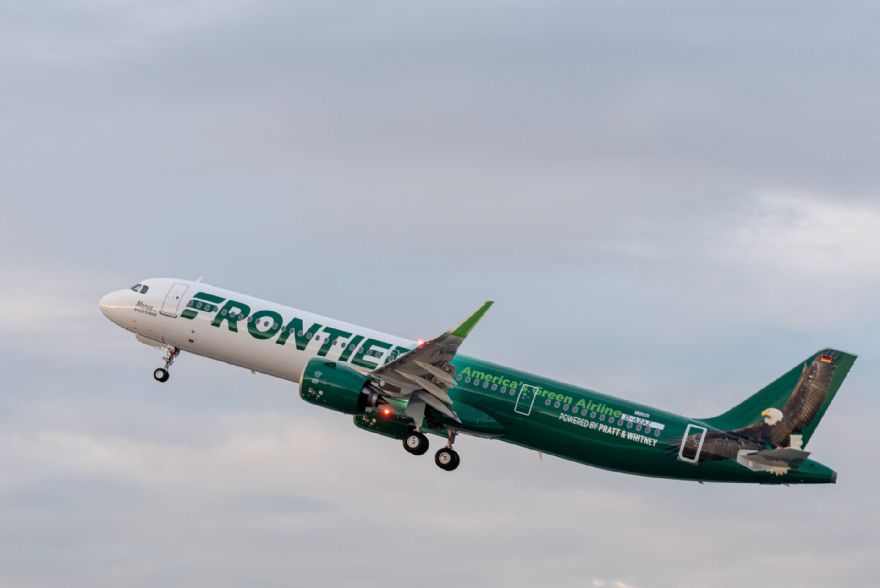 Frontier Airlines unveils “Maria the Bald Eagle”