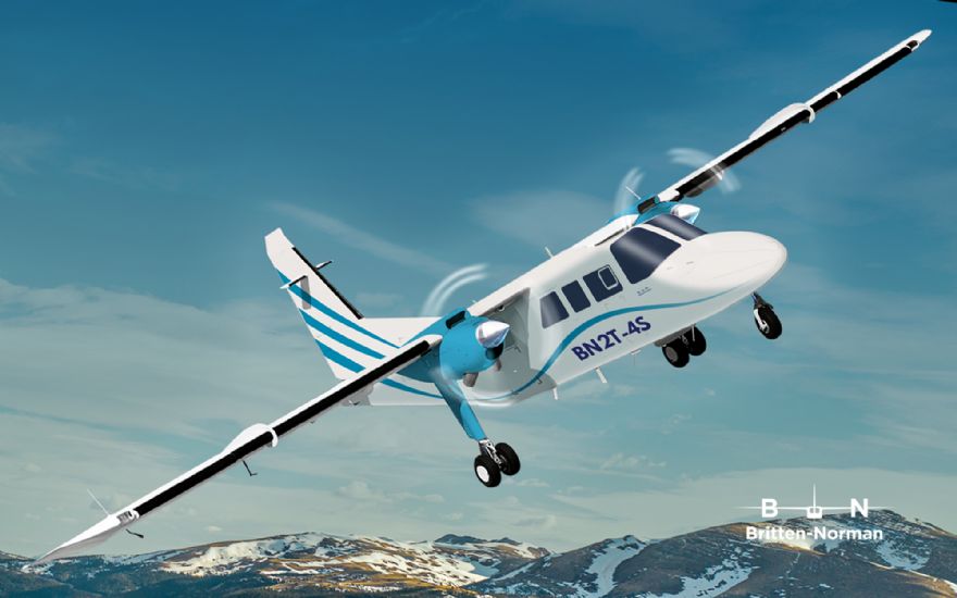 Britten-Norman Islander BN2T-4S turboprop approved by FAA