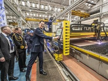 Babcock cuts steel on second Type 31 Inspiration Class frigate