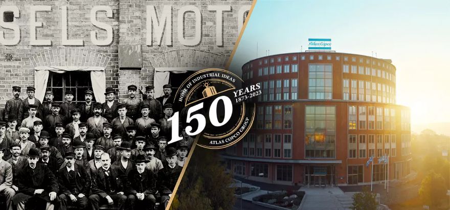 Atlas Copco celebrates 150 years of innovation