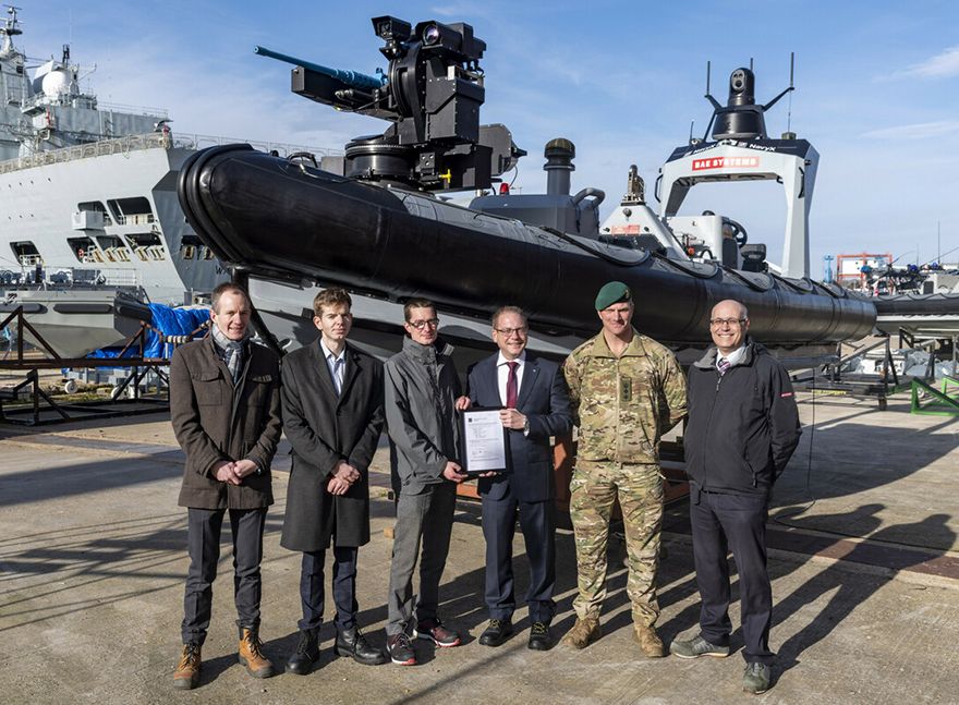 Autonomous rigid inflatable boat awarded Lloyds certification