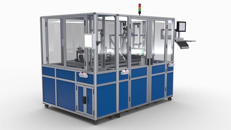 Torus and Festo design handling solution for new packaging testing station
