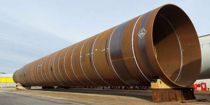 Heaviest monopile leaves EEW SPC’s Rostock factory