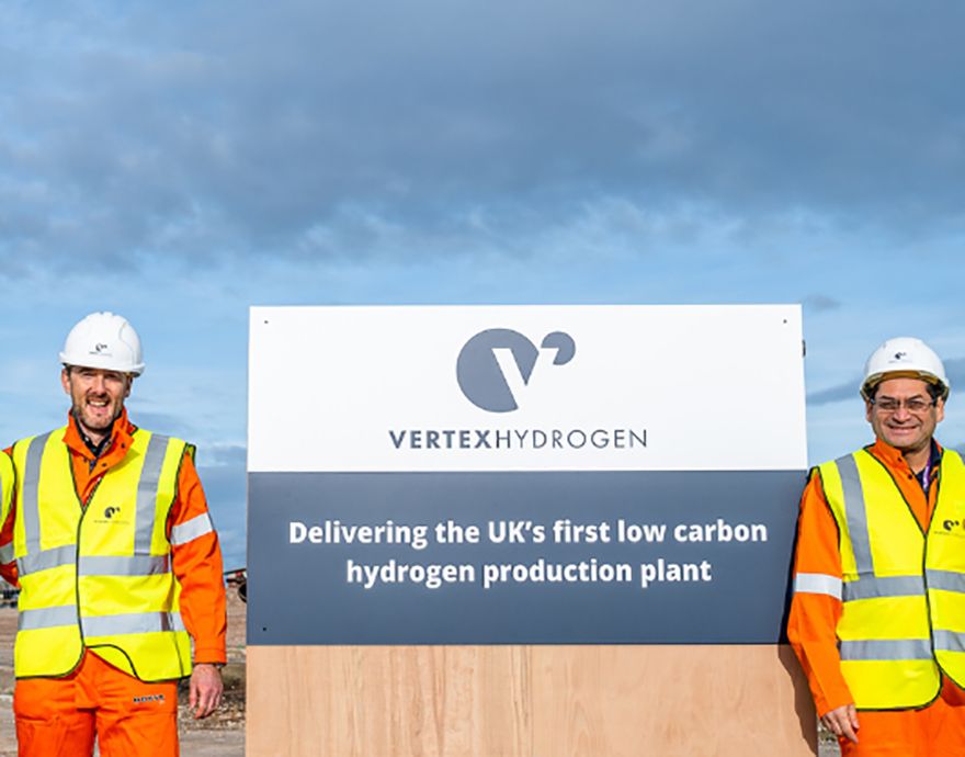 Vertex to supply hydrogen to decarbonise leading UK industries