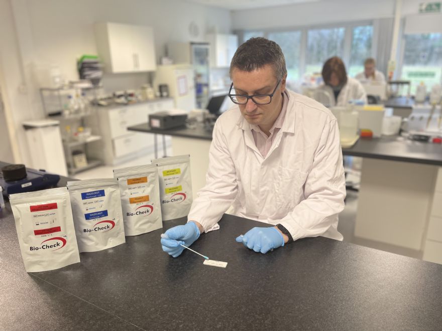 Lateral flow test development assisted by AMRC Cymru