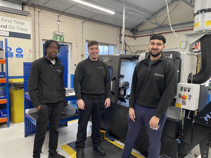 Aerospace manufacturer celebrates apprenticeship drive