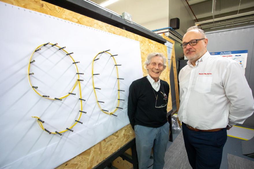 Vic still looks good ‘out on the shopfloor’ at 90