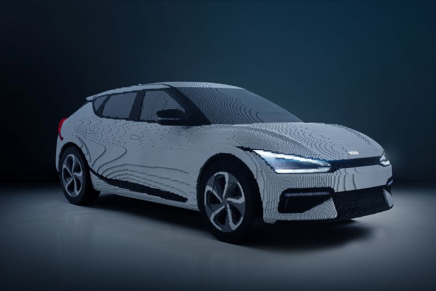 ‘Brick to the future’ with a Kia EV6 made of LEGO