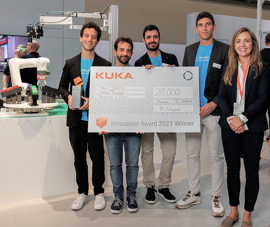 Italian research team wins prestigious KUKA Innovation Award