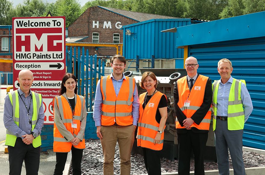 HMG Paints hosts Bank of England representatives