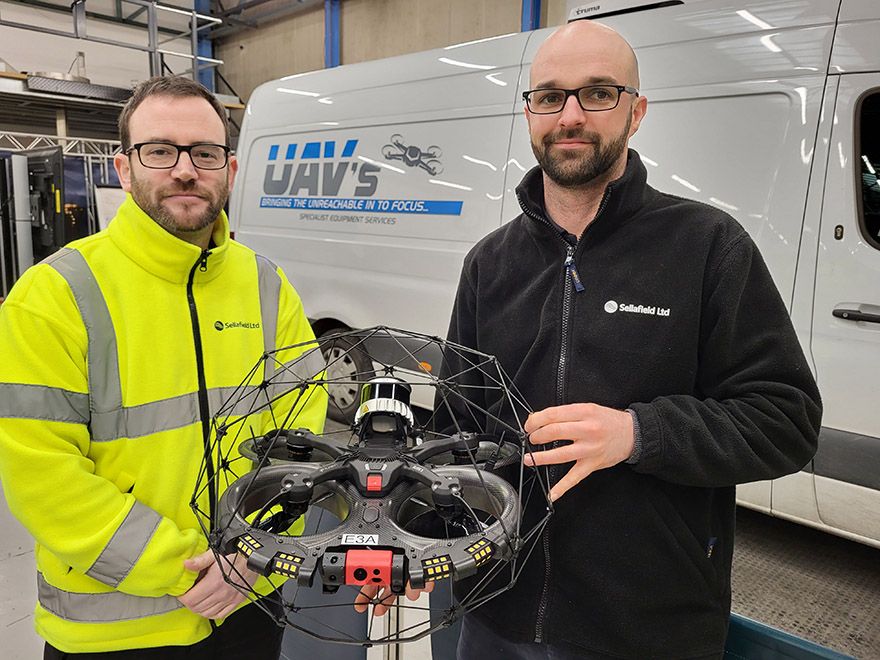Sellafield drones lead way to revolutionising safety on nuclear sites