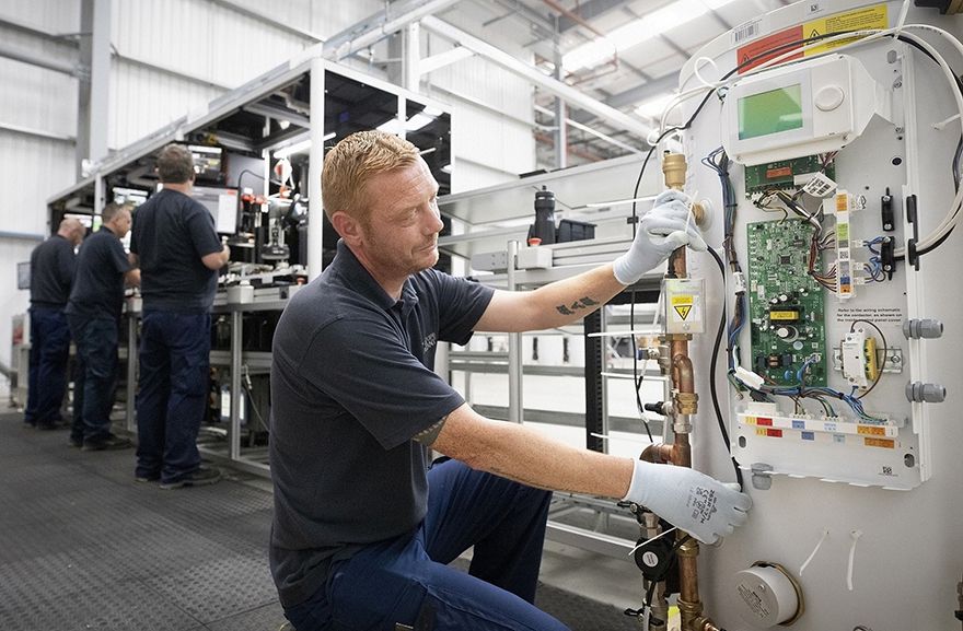 Ideal Heating invests in first UK heat pump production line