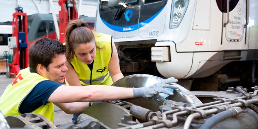CAF MiiRA and Euskotren collaborate to reduce train noise