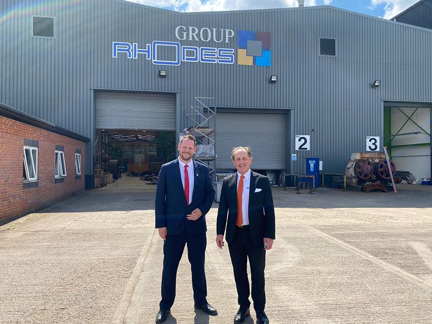 Wakefield MP gets insight into innovation at Group Rhodes