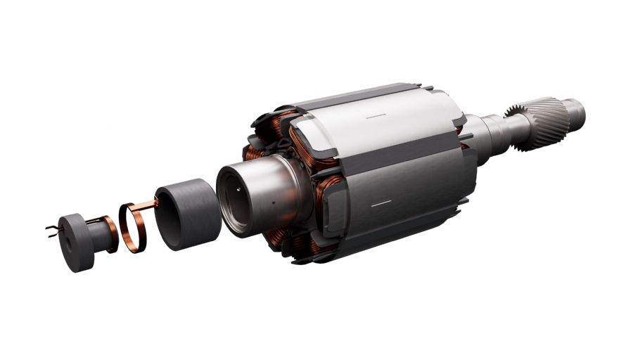 ZF making compact and competitive magnet-free electric motors