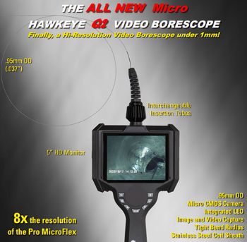 Optimax unveils the Hawkeye Q2 Micro Video Borescope