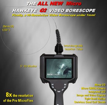 Optimax unveils the Hawkeye Q2 Micro Video Borescope