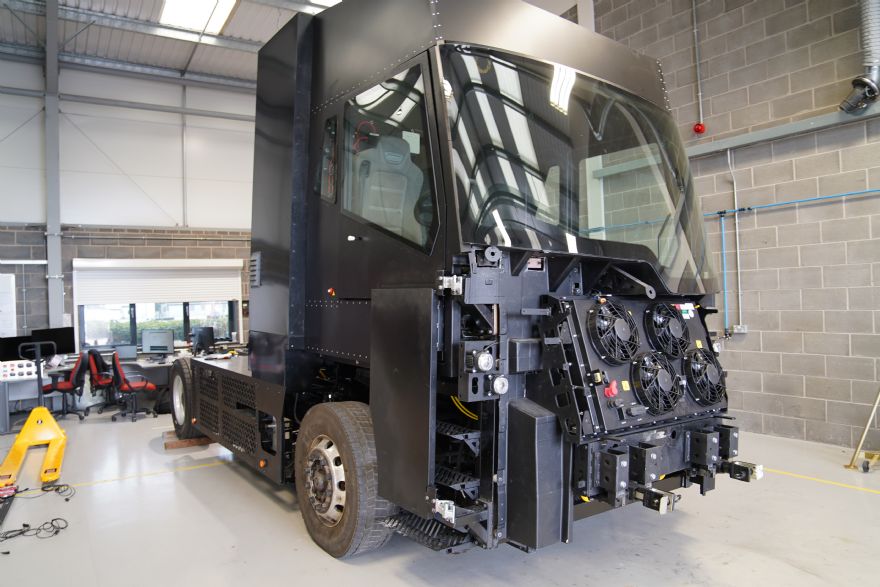 HVS unveils full-size hydrogen HGV ‘test mule’