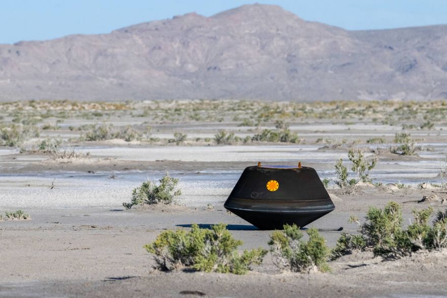 NASA’s first asteroid sample safely returned to Earth