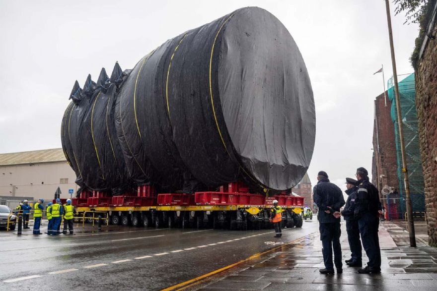 Dreadnought's ‘mega unit’ on the move in Barrow-in-Furness