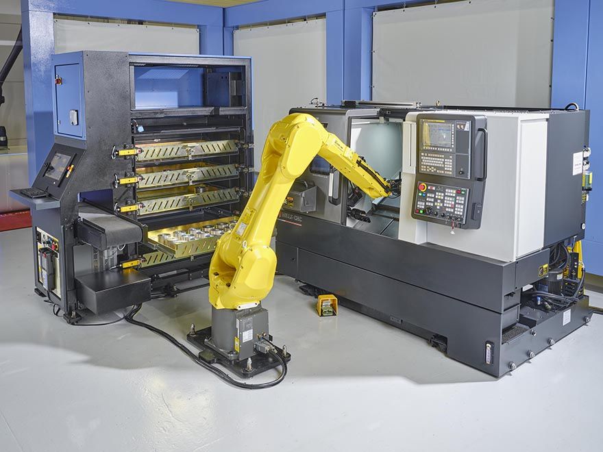 SYNERGI Premier automated manufacturing cell at Fanuc Open House