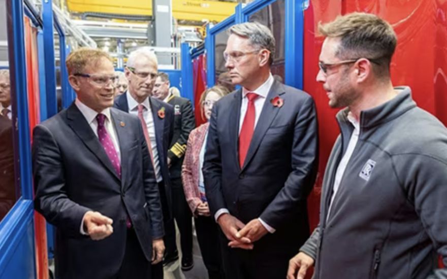 Ministers tour Rolls-Royce Submarines’ Derby facility